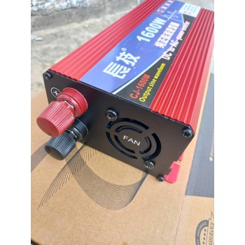 Инвертор (преобразователь) 12V-220V 1600W (Чистый синус)